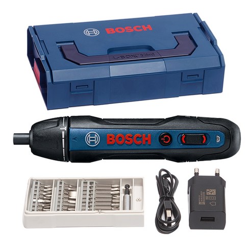 보쉬 BOSCH GO 충전 드라이버 세트 USB 2세대 미니 스크류 드라이버, 1개, 상세 설명 참조