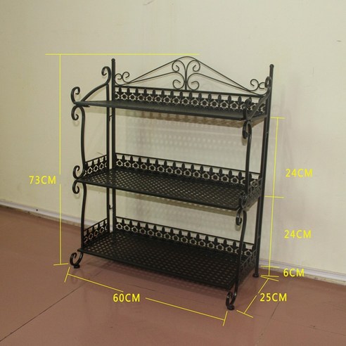 다육이 선반 철제 화분 받침대 정리대 진열대 [오디가 ODIGA], 3단, 하얀색(White)