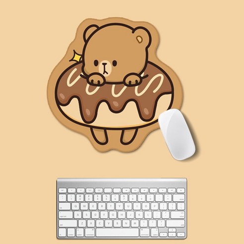 YJQ 큰 귀여운 Kawaii 마우스 패드 노트북 데스크 매트 데스크탑 고무 패드 게이머 게임 매트 PC 노트북 게임 액세서리, 색깔1