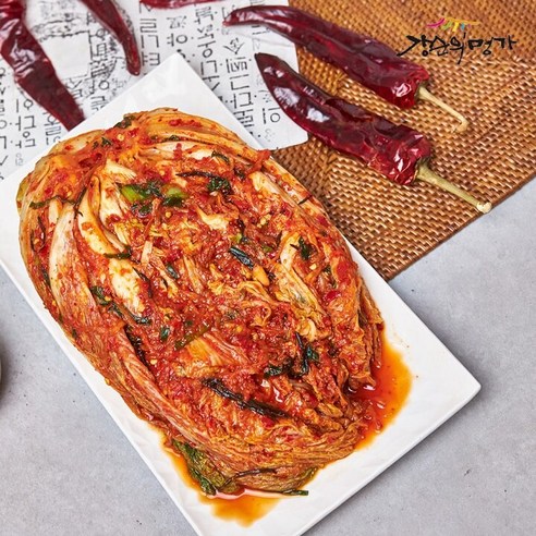 강순의 명가 김장김치와 여수돌산갓김치 트윈팩: 겨울의 진수를 담은 맛있는 트윈팩