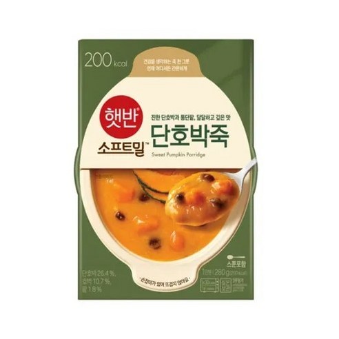 비비고 단호박죽 280g, 12개