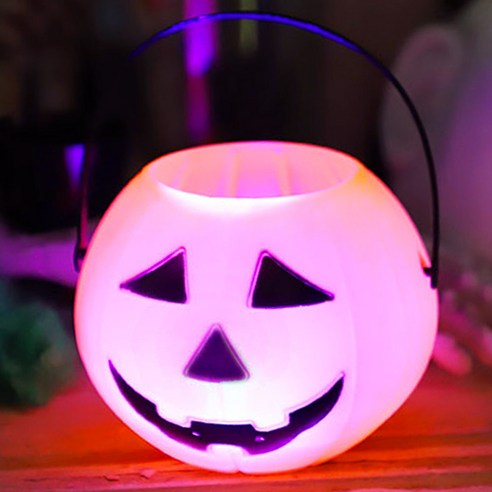 대 LED 점등 호박 사탕바구니 호박바구니