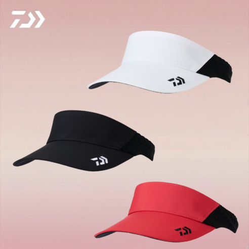 [조조피싱] 다이와 24년 디자인 메쉬 썬바이저 썬캡 DC-7124, 화이트프리