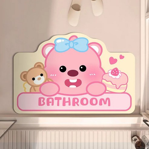 귀여움과 실용성을 갖춘 산리오 규조토 발매트