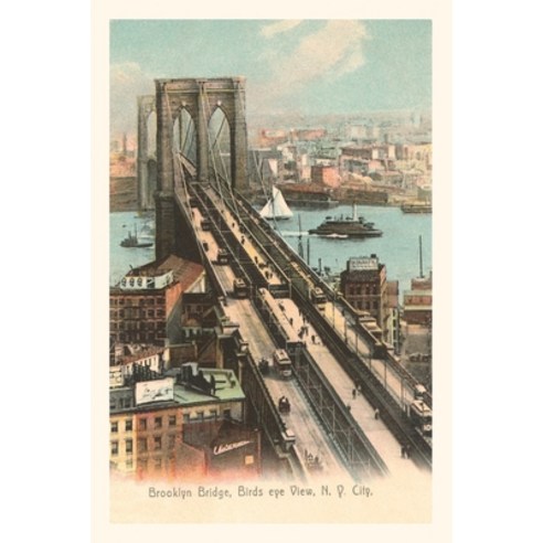 (영문도서) Vintage Journal Brooklyn Bridge New York City Paperback, Found Image Press, English, 9781669511700