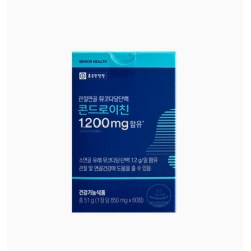 종근당건강 관절연골 뮤코다당단백 콘드로이친, 60정, 3개