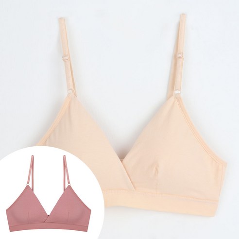 편안함과 아름다움을 동시에! 노와이어 빅사이즈 순면 코튼 브라, 섬세한 안심을 입다 순면브라