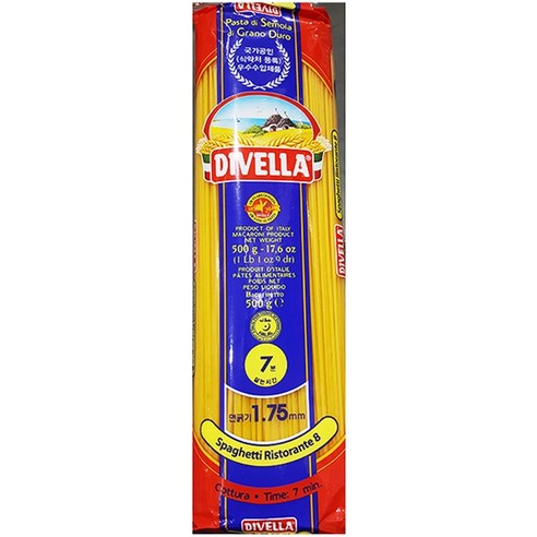 디벨라 8호 스파게티 500g (기프티콘 증정), 6개