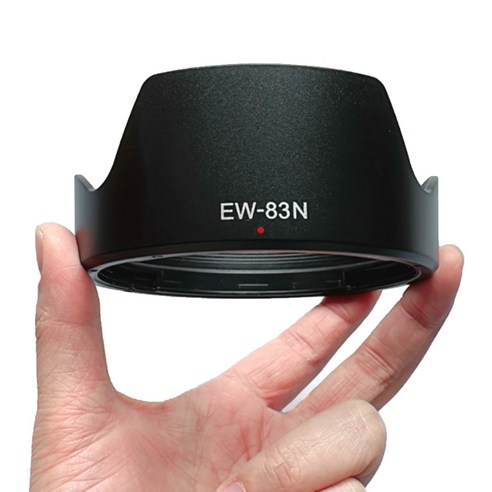 EW-83N 77mm 렌즈 후드 가역 렌즈 RF24-105mm F4L 용 grade ism 렌즈 EOSR5 R6 RP 마이크로 단일 카메라 액세서리, 한개옵션0, 1개