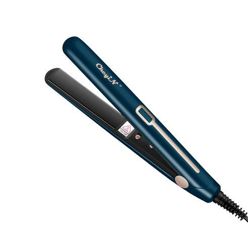 CkeyiN 판 고데기 20mm 매직기 세라믹 고데기 헤어 스트레이터 휴대용 그린 골드