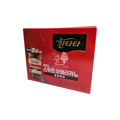 아메리카노 스위트 칸타타 제로 2300ml 10개입 1곽 달달한 커피 시리즈, 1, 1, 본상품선택