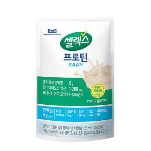 셀렉스 마시는 단백질 프로틴 파우치 3박스 125mlx36포 로우슈거, 3개, 125ml