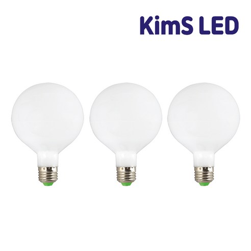 KimS led 볼전구 12w 롱넥 XCLP-1-L12, 3개, 주광색