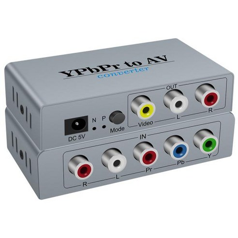 YPbPr to AV 컨버터 – 5 RCA 3-AV 복합 어댑터, 1080P 비디오 및 오디오 변환, TV 지원, UK 어댑터 포함, 1개 cvbs YPbPr to AV 컨버터 – 5 RCA 3-AV 복합 어댑터, 1080P 비디오 및 오디오 변환, TV 지원, UK 어댑터 포함, 1개 cvbs