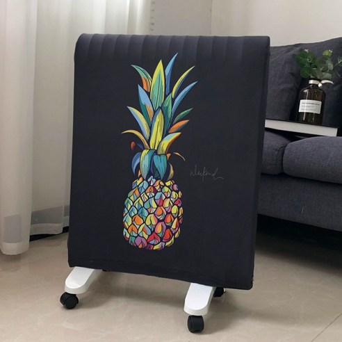 전기 라디에이터 커버 덮개 심플 먼지 방지 더스트, 너비 45-65cm 높이 55-70cm에 적합, D