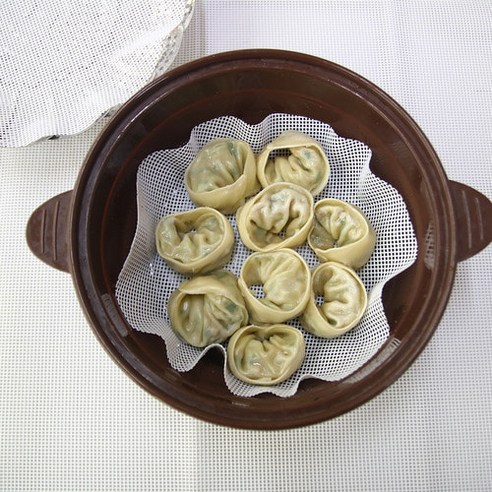 파미레 실리콘 찜 시트 만두 깔개 면보 면주머니, 원형22cm, 1개 - 찜기/찜통 | 쿠팡