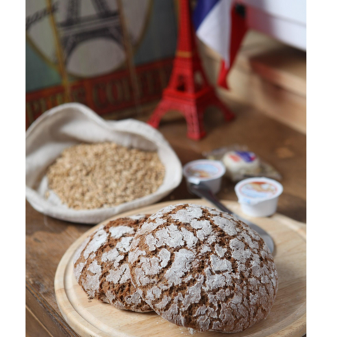 건강과 풍미를 담은 선물, 맘베이커리 100% 호밀 천연발효빵