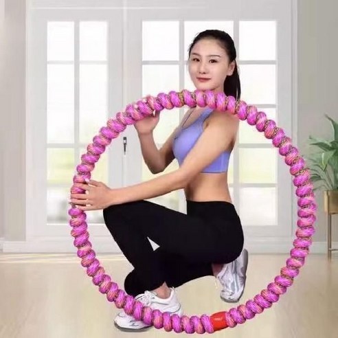 무거운 훌라후프로 효율적인 뱃살 퇴치와 홈트레이닝