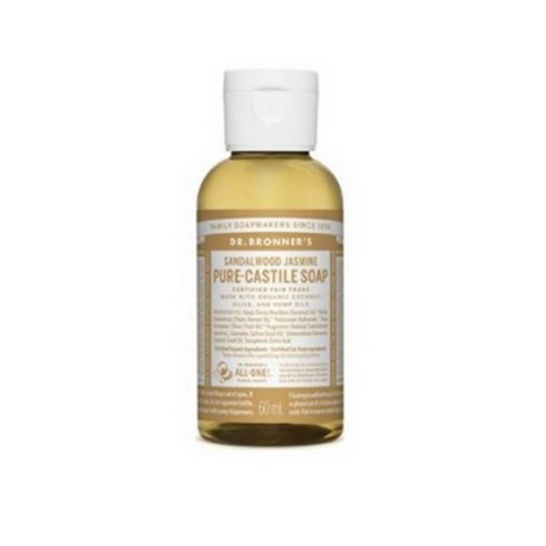 닥터브로너스 샌달우드 자스민 퓨어 캐스틸 솝, 60ml, 1개