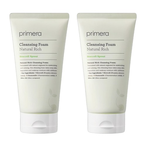 프리메라 내추럴 리치 클렌징 폼, 150ml 2개 묶음, 상세페이지 참조 프리메라맨오가니언스 Best Top5