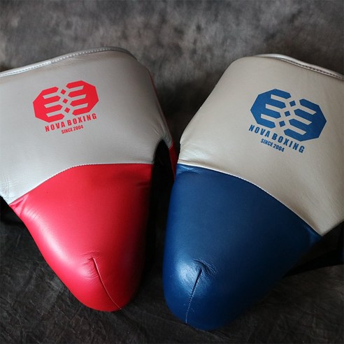 NOVABOXING 노바복싱 990 낭심보호대(천연가죽), 검정