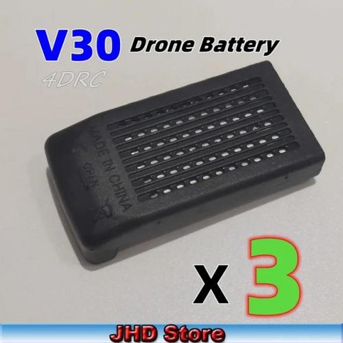 드론부품 JHD 배터리 4D-V30 도매 오리지널 V30 4DRC 3.7V 1000mAh, 없음, 9) V30 Grey 2 PCS