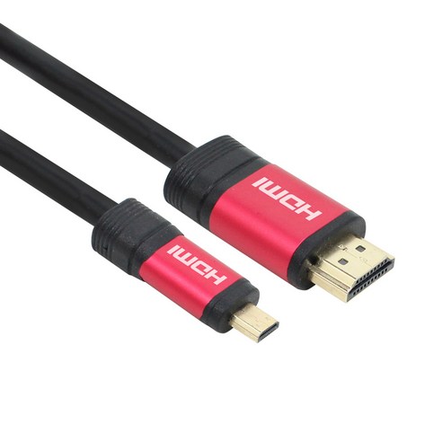 넥시 4K UHD 지원 모니터 케이블 MICRO HDMI V2.0, 1개, 1m