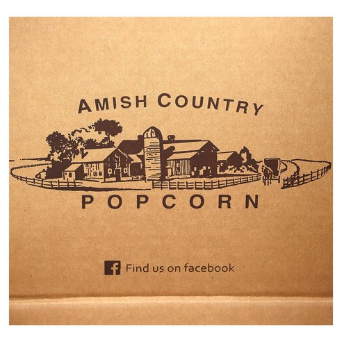 Amish Country Popcorn 전자레인지용 팝콘 포퍼 그레이 4개입, 1개