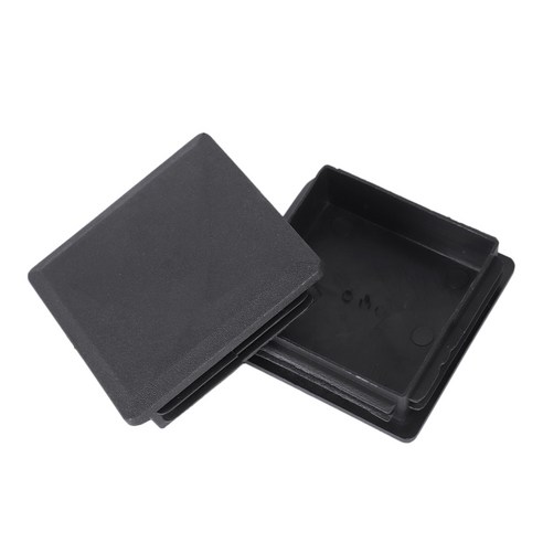 80mm X 80mm 광장 플라스틱 파이프 튜브 삽입 끝 플러그 2 조각 캡, 하나, 보여진 바와 같이
