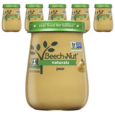 비치넛 과일퓨레 113g, 6개, Pear (배)