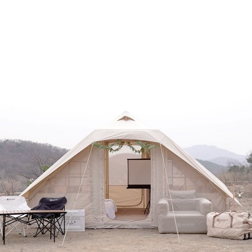 위켄트립 에어텐트 면텐트 캐빈 캠핑 글램핑 예튼3.4에어의 장점