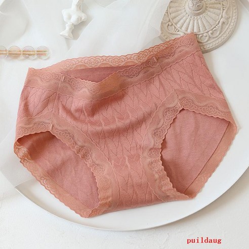 속옷 숙녀 면 항균 가랑이 원피스 원활한 브리프 부드러운