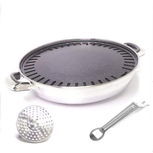 연기, 기름 걱정 없이 즐기는 쾌적한 홈 BBQ, 아무불판 직화 로스 그릴!