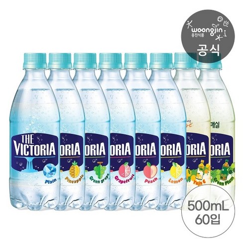 웅진 웅진식품 빅토리아 탄산수/탄산음료 500ml 8종 20펫 2박스, 1세트