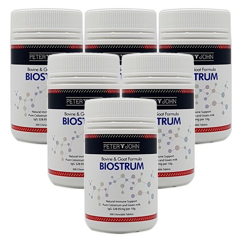피터앤존 뉴질랜드 초유 산양유 바이오스트럼 츄어블 Colostrum Goat Milk 300정