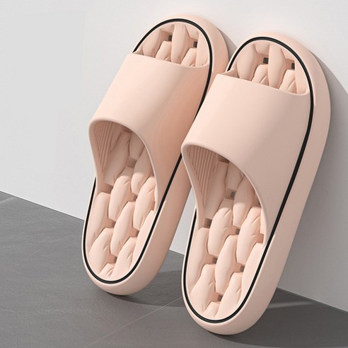 메가잇템 예쁜 에바 논슬립 푹신한 실내화 화장실 욕실 슬리퍼 물빠짐 욕실화, 1개, 다이아핑크