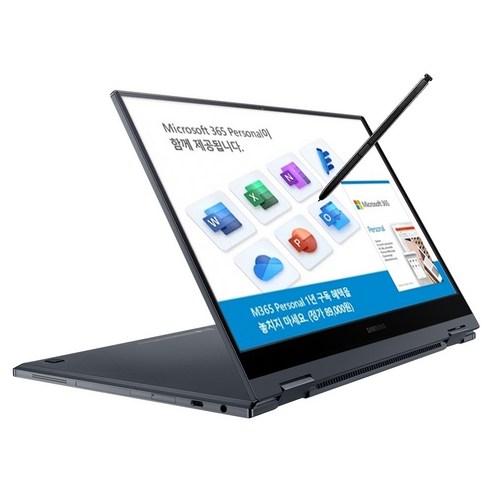 삼성전자 갤럭시북 플렉스2 미스틱 블랙 노트북 NT930QDA-K71OB (i7-1160G7 33.7cm WIN10 Home)