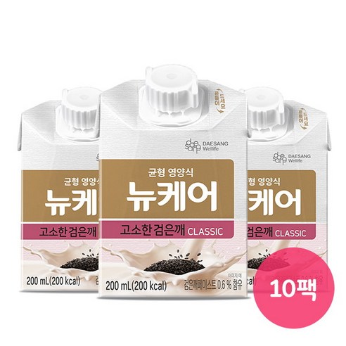 뉴케어 검은깨맛 classic 200ml x 10팩, 10개