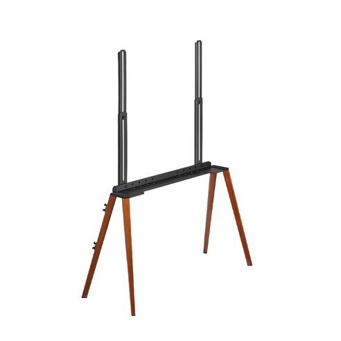 엘마운트 이젤형 TV 스탠드 거치대 49 ~ 75인치 티비거치대 블랙 APL-FS64B, 1개
