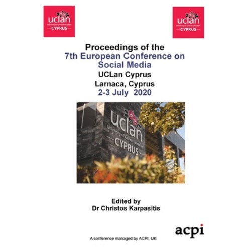 ECSM 2020- Proceedings of the 7th European Conference on Social Media Paperback, Acpil