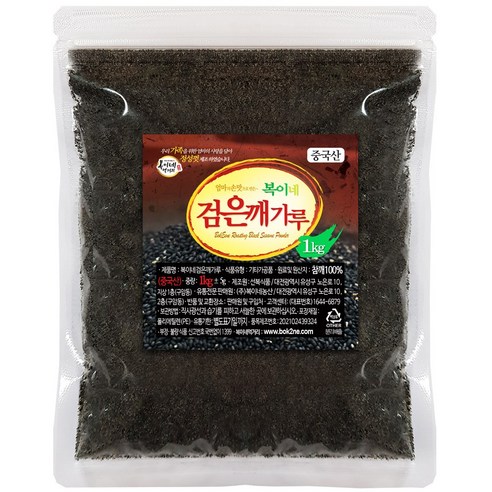 복이네먹거리 고소한 검은깨가루, 1kg, 1개