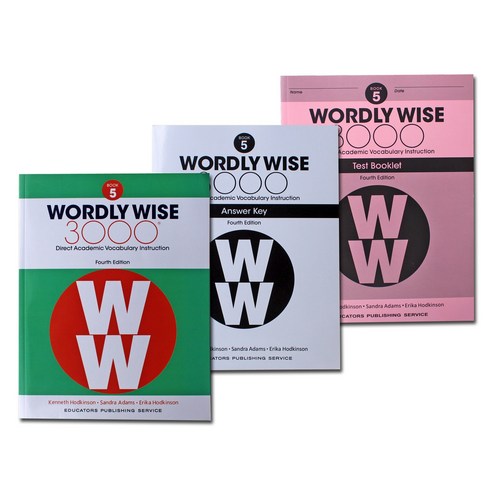 워들리와이즈 Wordly Wise 3000 5 SET (SB+답지+테스트) 3종, Grade 8 (SB+답지+테스트)3종