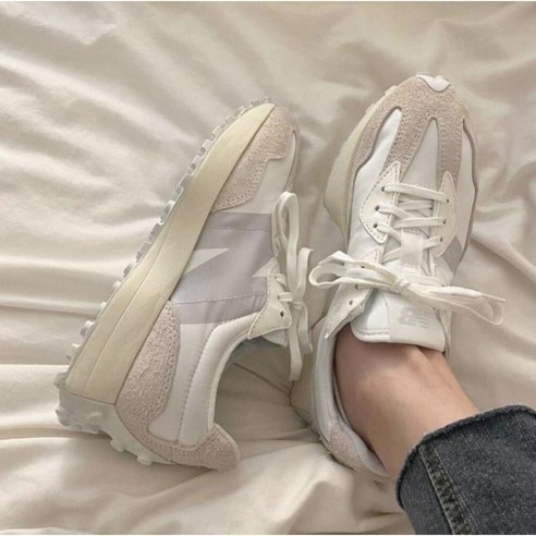 뉴발란스 운동화 327 여성 스니커즈 문빔 화이트 WS327SFD