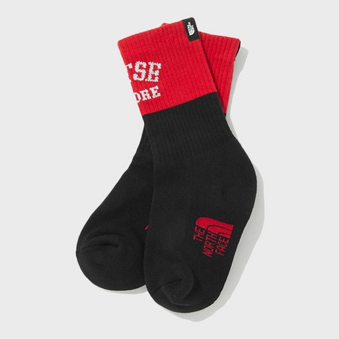 따뜻함과 스타일을 한번에, 노스페이스 키즈 미드 웜 삭스 NY4MQ50U_RED