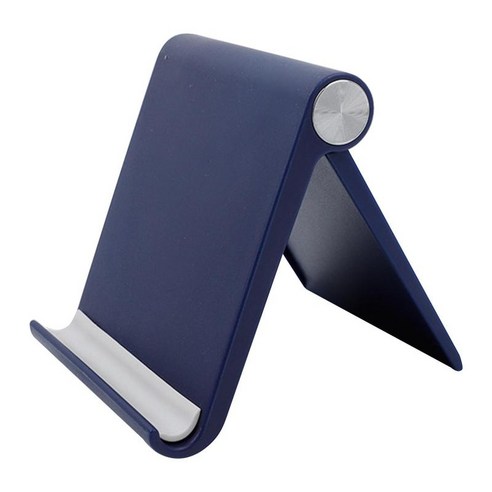 미니 접이식 휴대용 전화 홀더 휴대 전화 태블릿 책 드라이브와 호환되는 조정 가능한 책상 전화 스탠드, 블루, 플라스틱