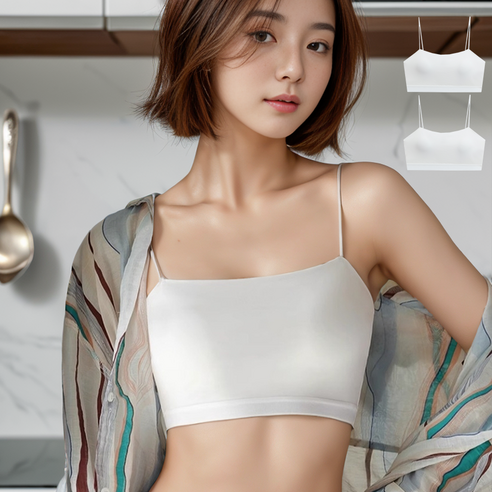 어머머스 슬릭 튜브탑 2P
