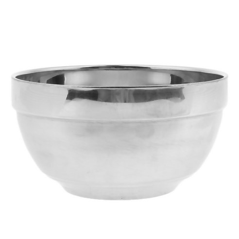 SJSHOP 스테인레스 스틸 케이터링 세척 혼합 그릇 플랫베이스 전자 레인지 식기 세척기 SAFE, 그림, 12cm