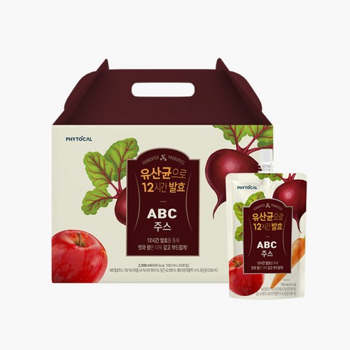 [파이토컬] 유산균으로 12시간 발효 ABC주스1세트 리뷰 후기