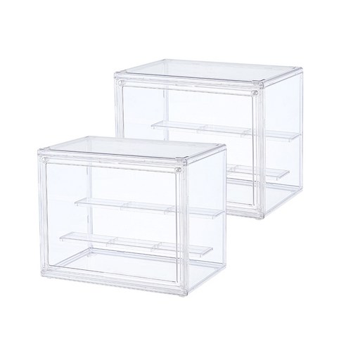단종 HK.sell 핸드백&피규어 투명 보관 진열 케이스, 2개