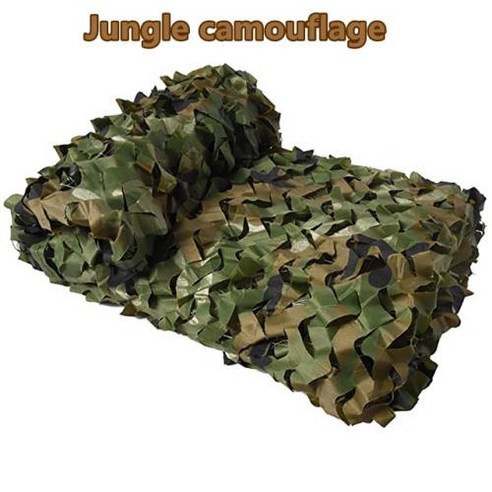 힐링타임 차박 텐트 군사 위장 그물 그늘 사냥 정원 자동차 야외 캠핑 2x2m 3x6m 4x5m, 68) Marine camouflage  3 x 5m